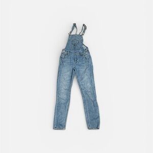American Eagle Blue Denim Overalls tomgirl XXS
